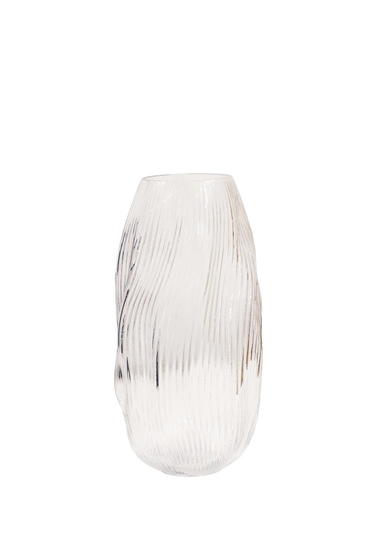 Venus Glass Vase Tall - Clear - Magpie Style