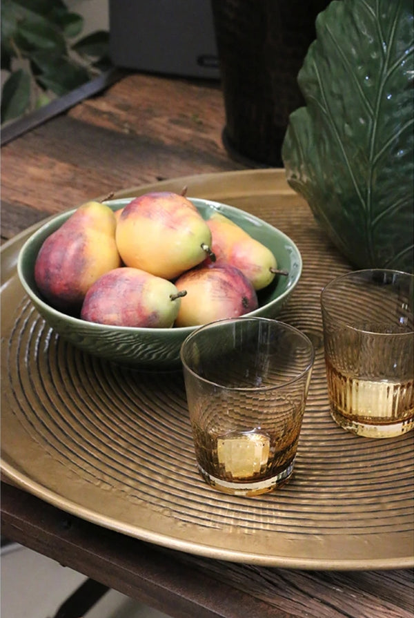 Ambretta Ridged Whiskey Glasses (Set of 4) - Magpie Style