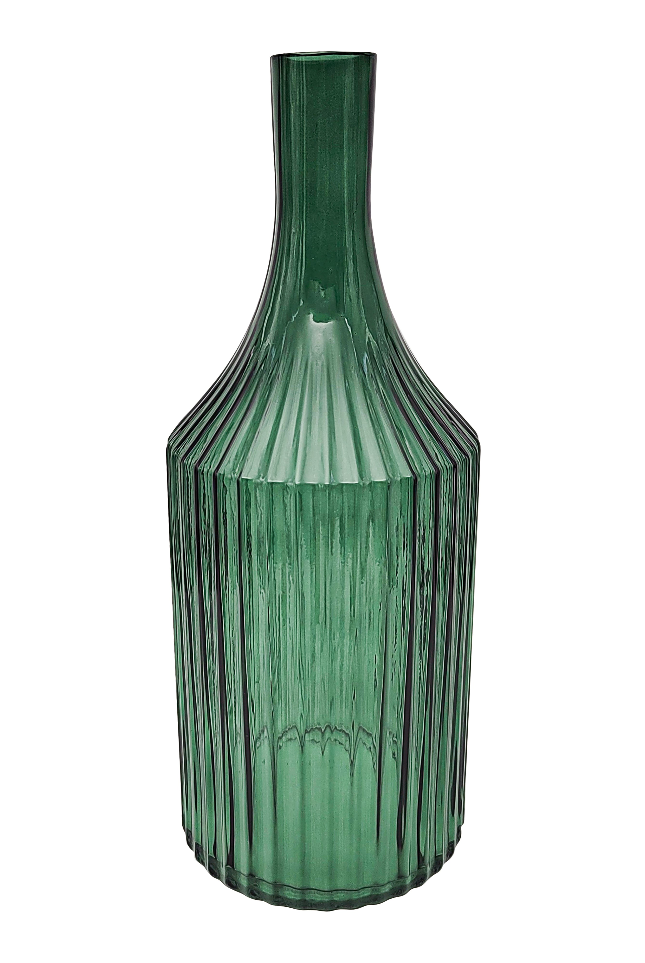 Emerald Ribbed Bottle - Magpie Style