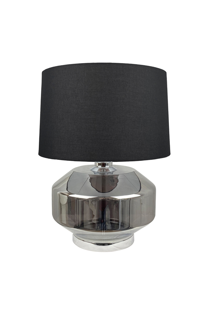 Bloomingdale Platinum Glass Lamp