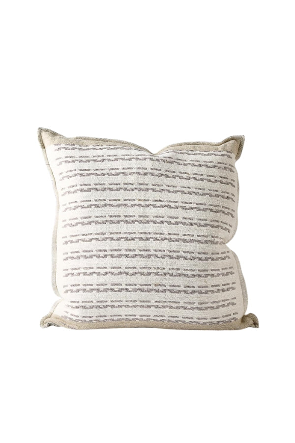 Hagen Cushion - Off White/Slate - 50cm - Magpie Style