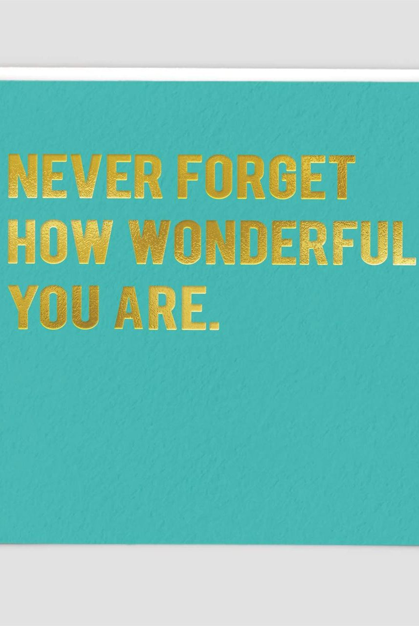 CARD - Wonderful You Are - Magpie Style