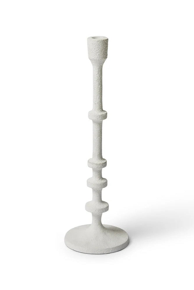White Watsoner Candleholder - Medium Matt White - Paula Ryan