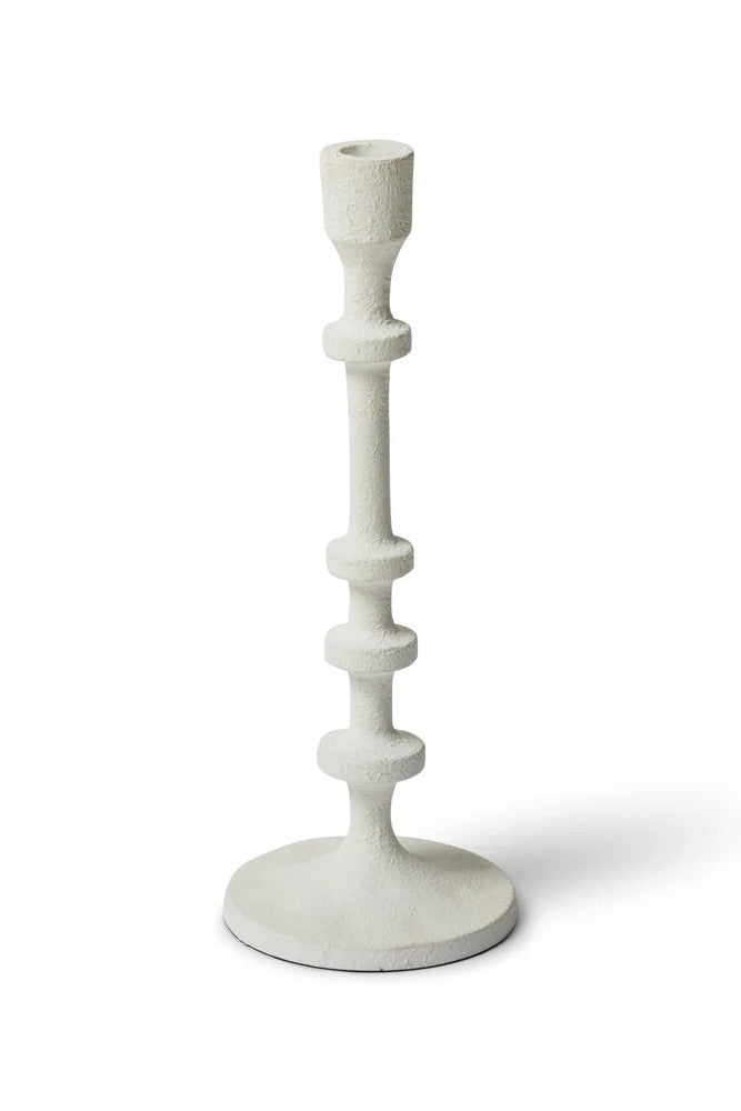 White Watsoner Candleholder - Small Matt White - Paula Ryan