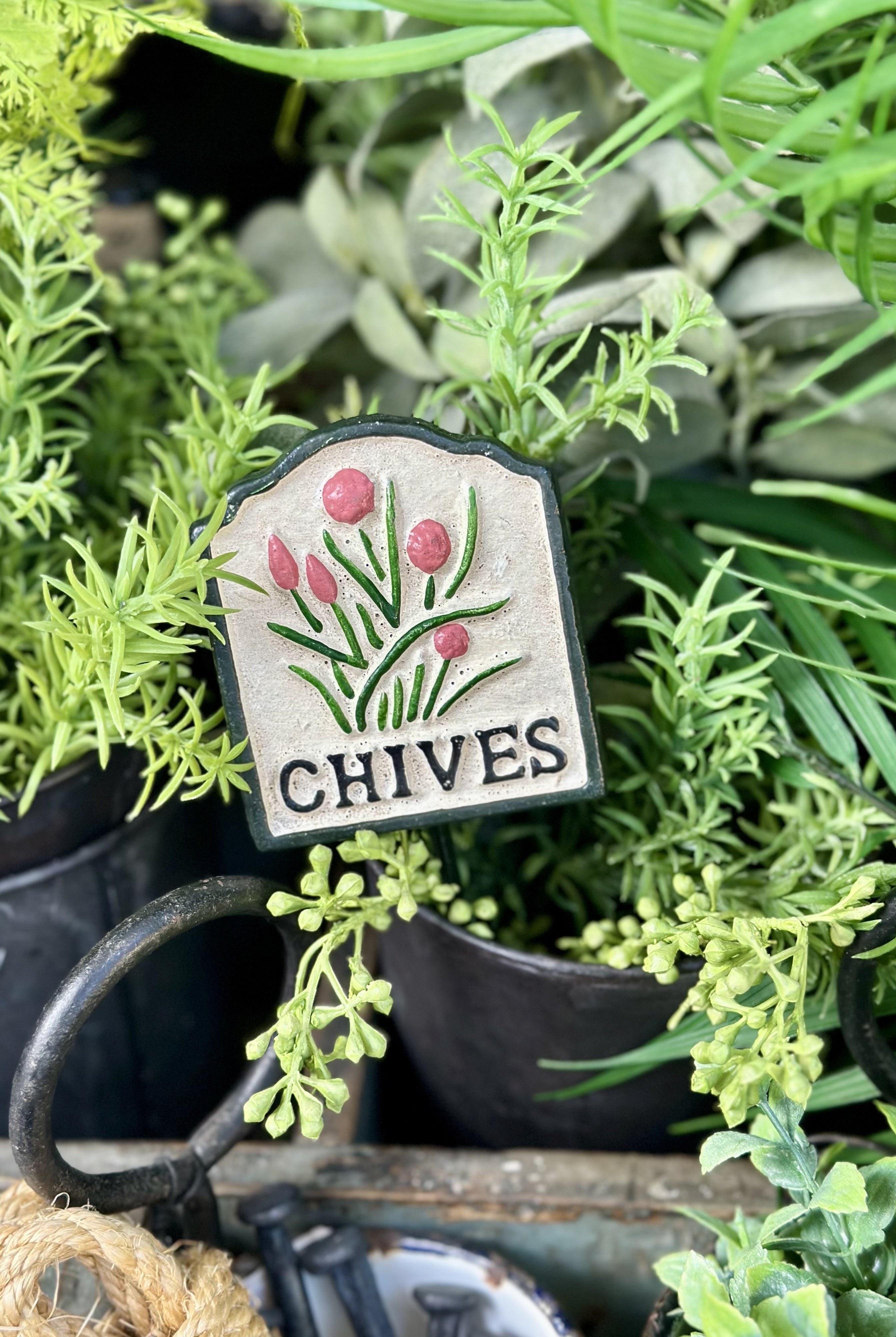 Chives Herb Sign - Magpie Style