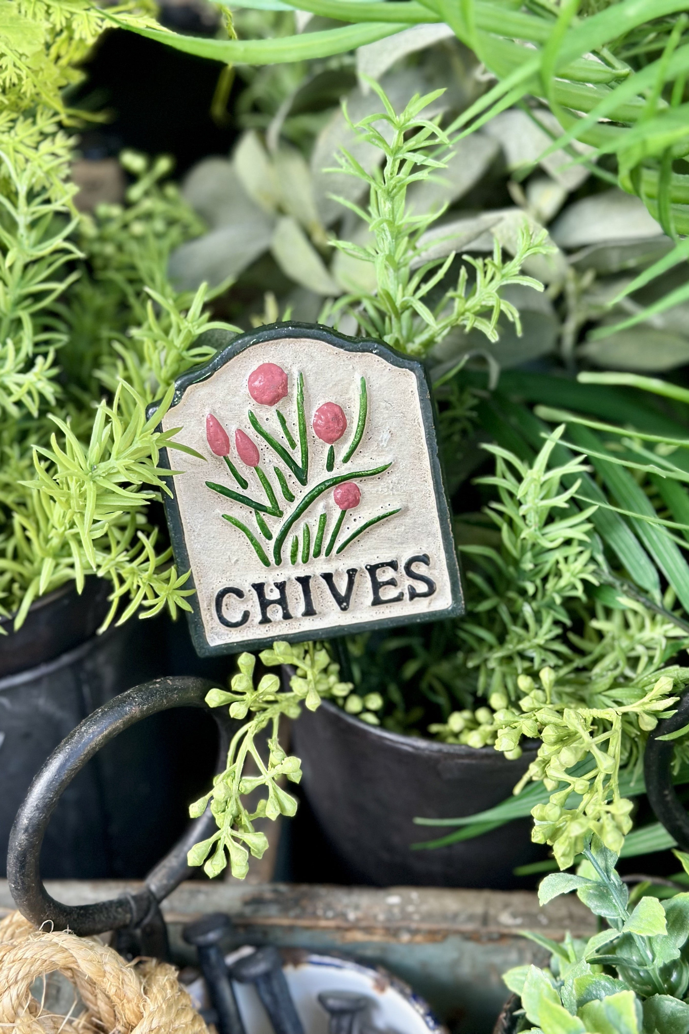 Chives Herb Sign - Magpie Style