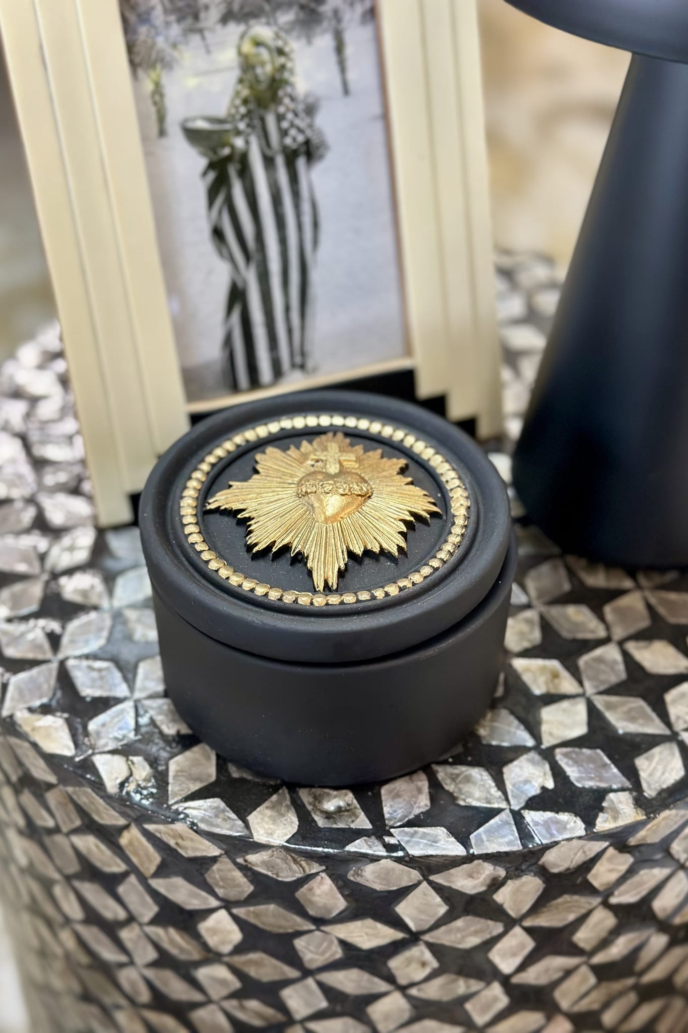 Heart Box - Black/Gold - Magpie Style