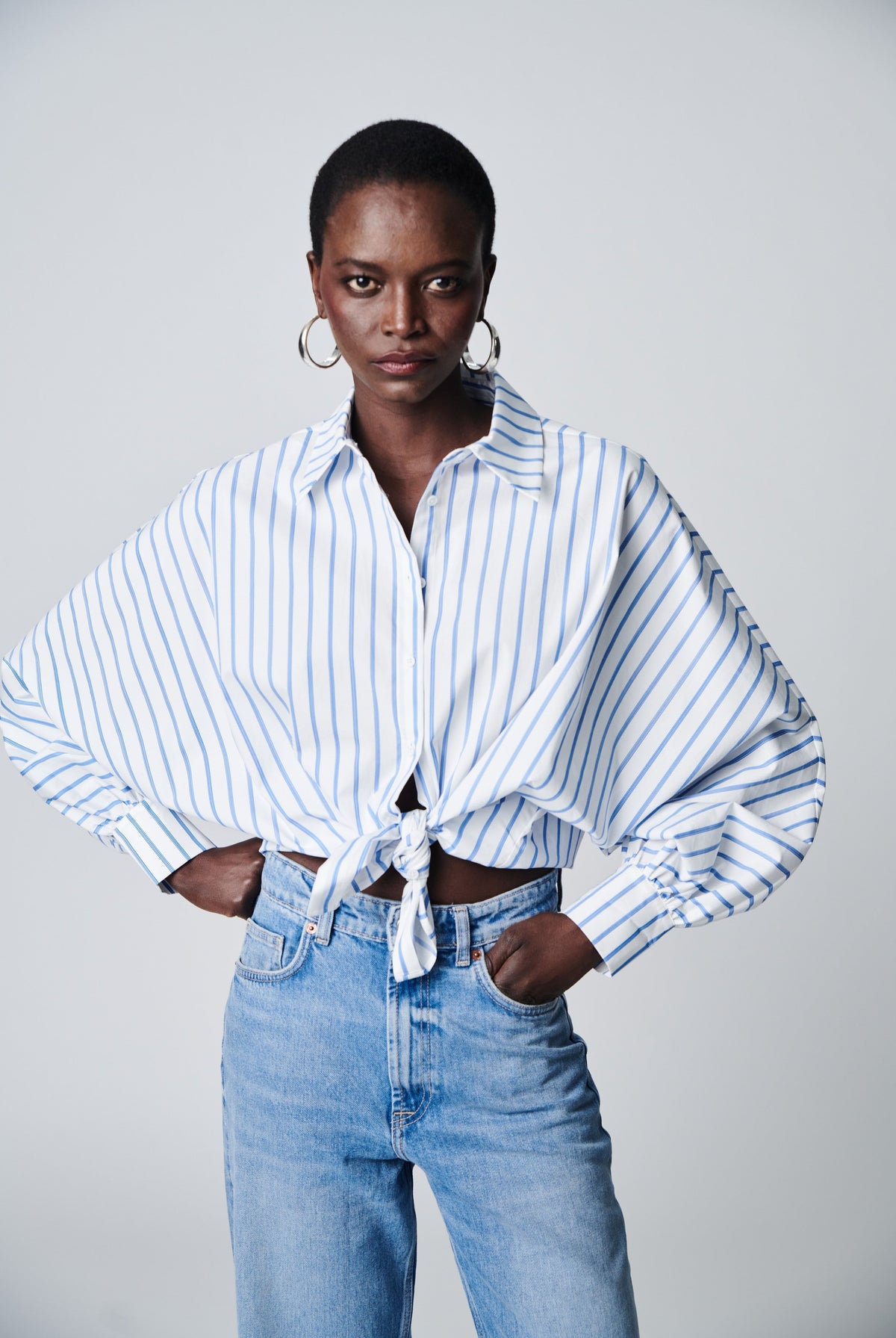 HERZENS Blouse - Azure Superwhite - catalogue view 2