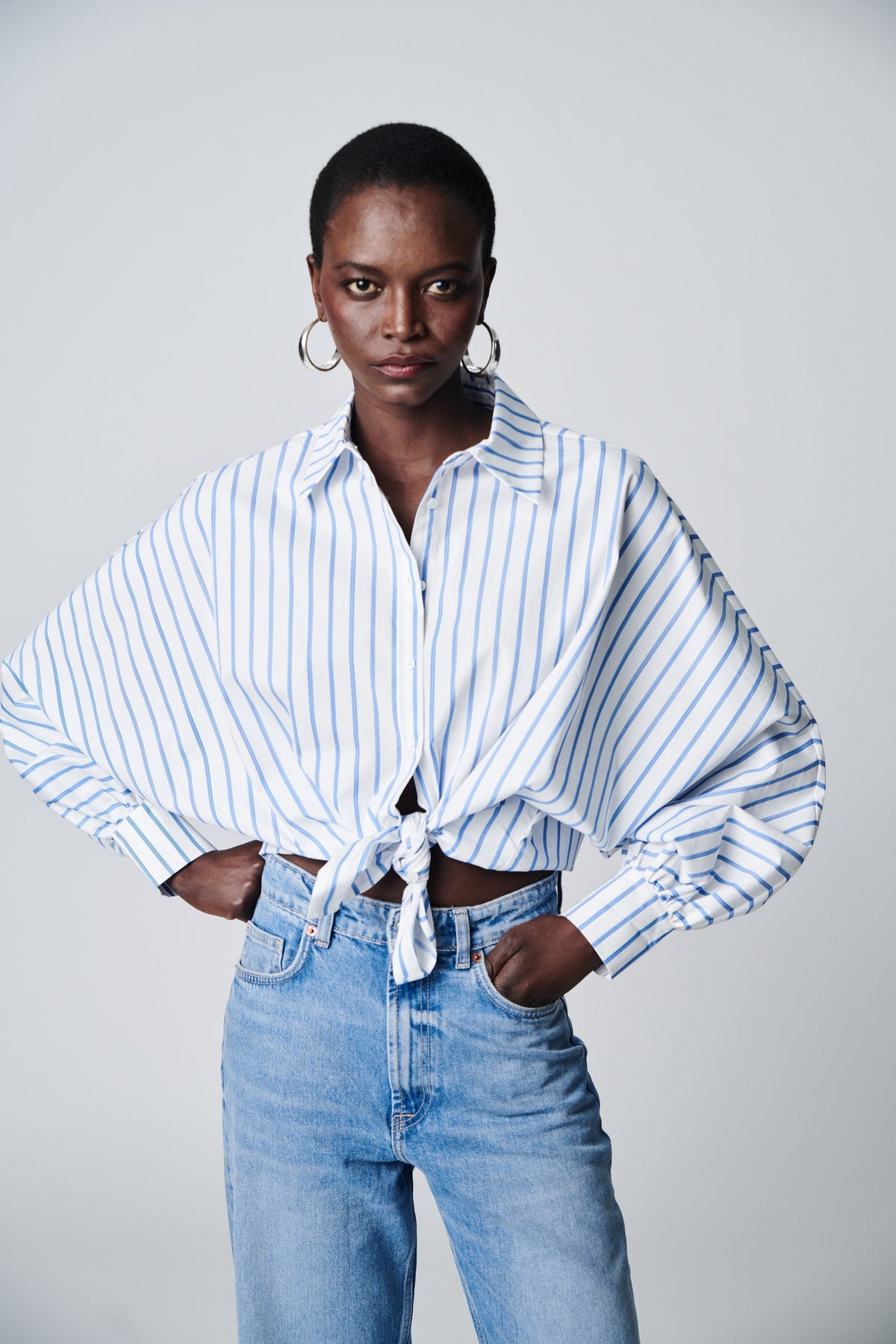HERZENS Blouse - Azure Superwhite - catalogue view 2