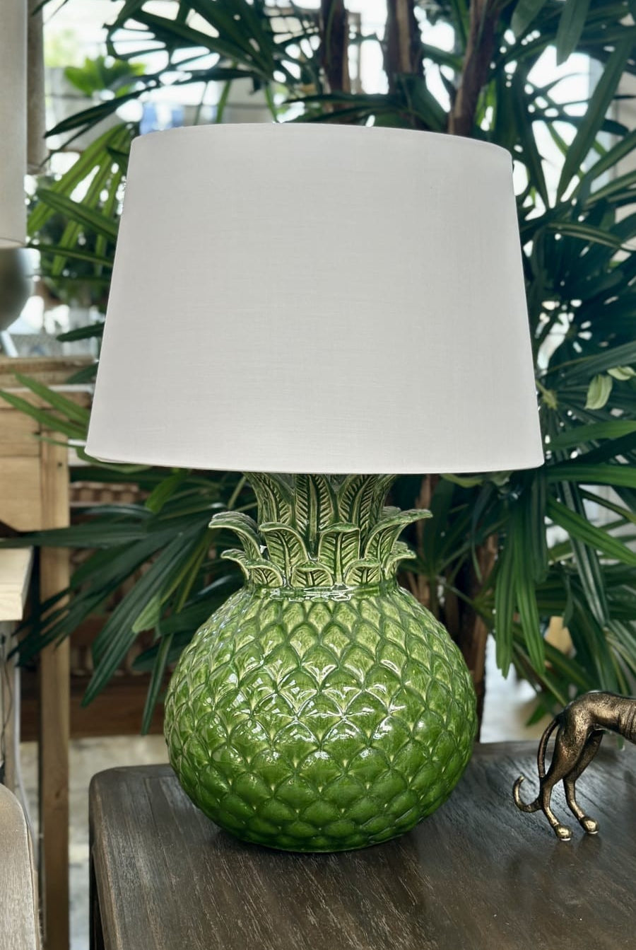 Green Pineapple Lamp - Magpie Style