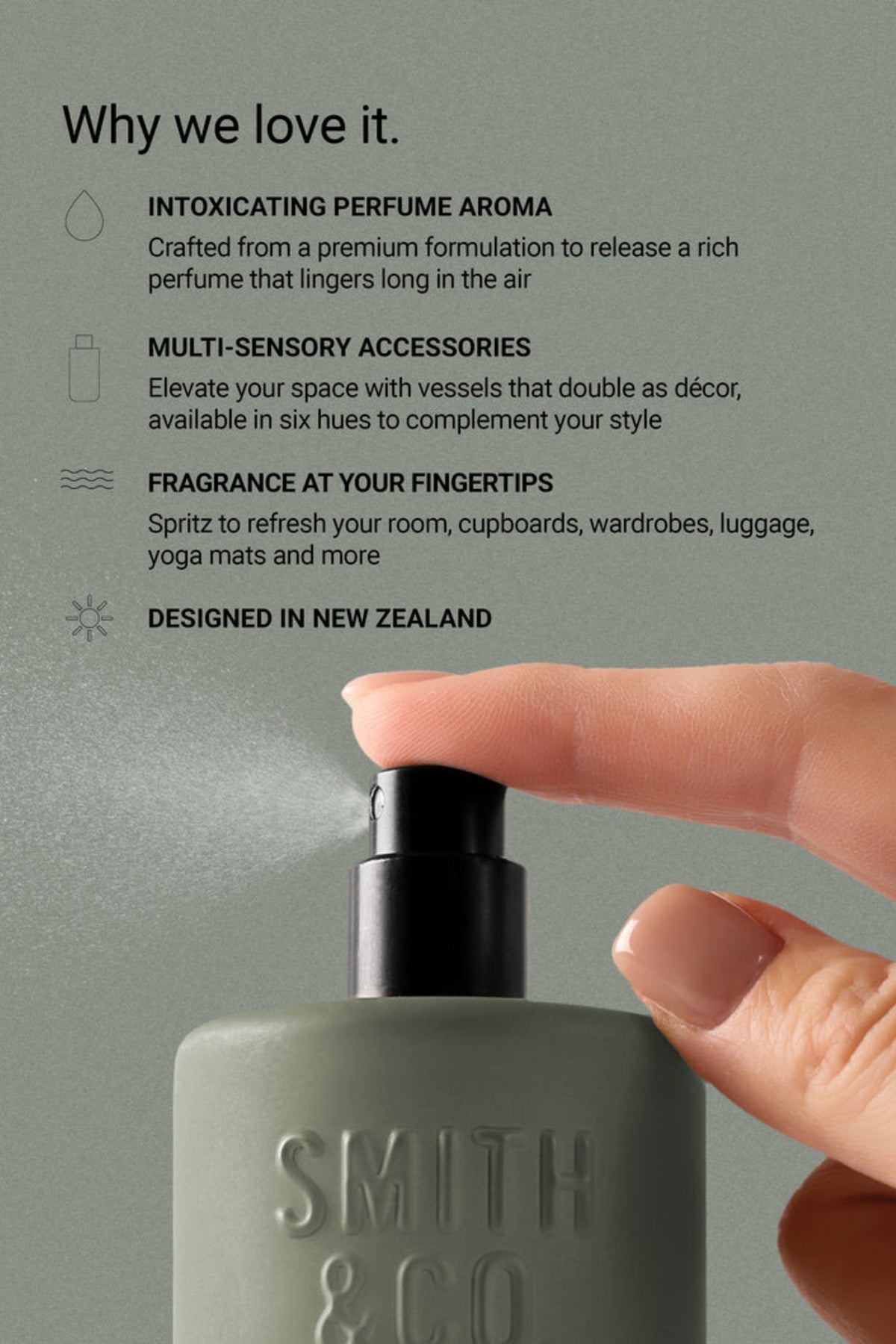 SMITH & CO Room Spray 100ml - Amber & Freesia - Paula Ryan