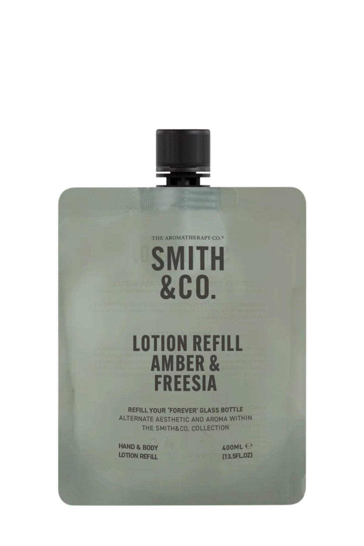 SMITH & CO Hand & Body Lotion Refill 400ml - Amber & Freesia - Paula Ryan