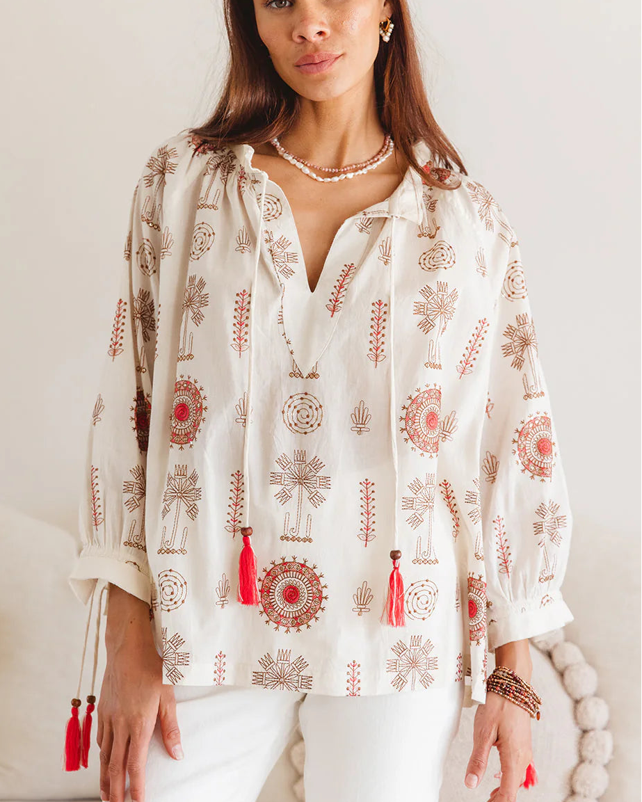 I AM PYLGRYM Santorini Top - Temple - Magpie Style