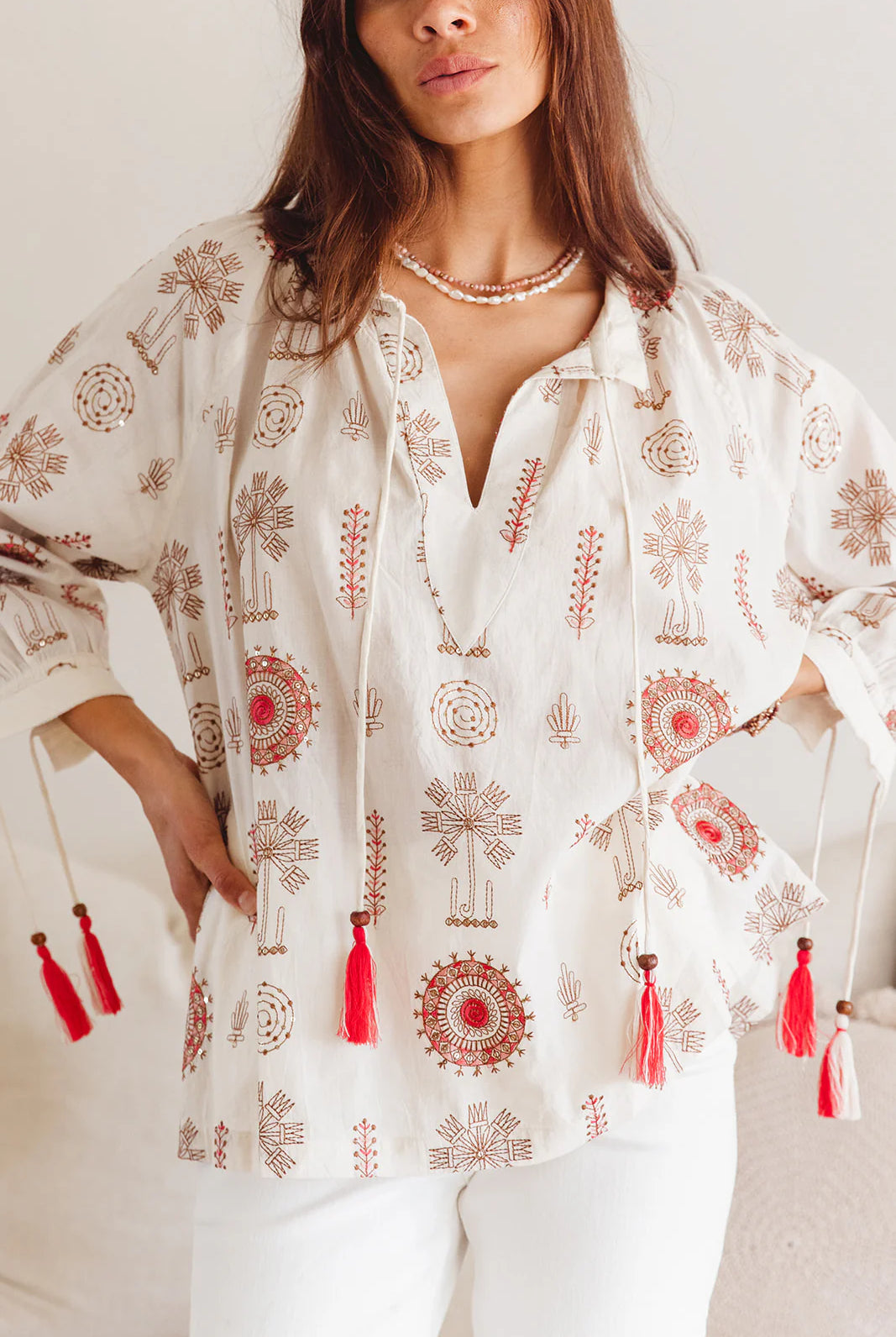 I AM PYLGRYM Santorini Top - Temple - Magpie Style