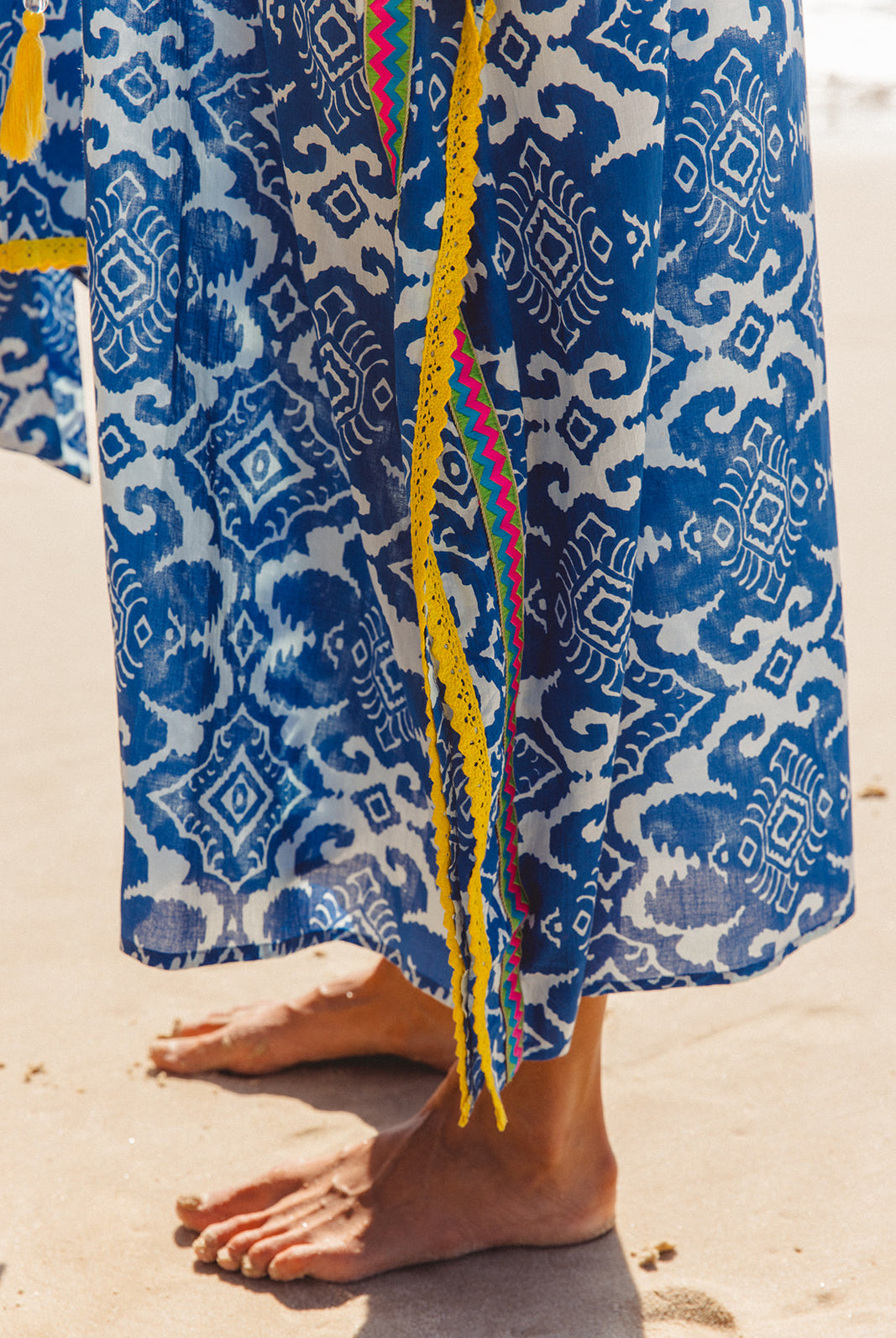 I AM PYLGRYM Amaru Kaftan - Amalfi Print - Magpie Style