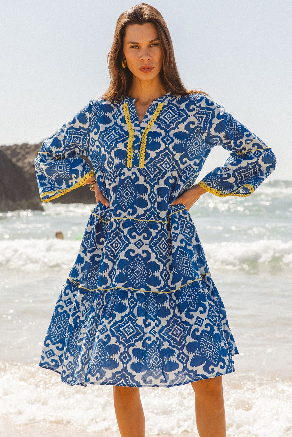 I AM PYLGRYM Miska Dress - Amalfi Print - Magpie Style