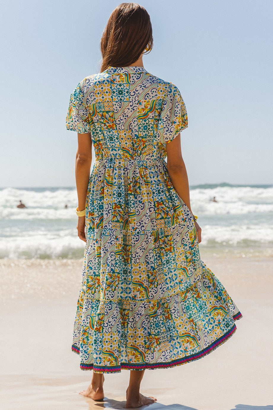 I AM PYLGRYM Kiama Dress - Amalfi Print - Magpie Style