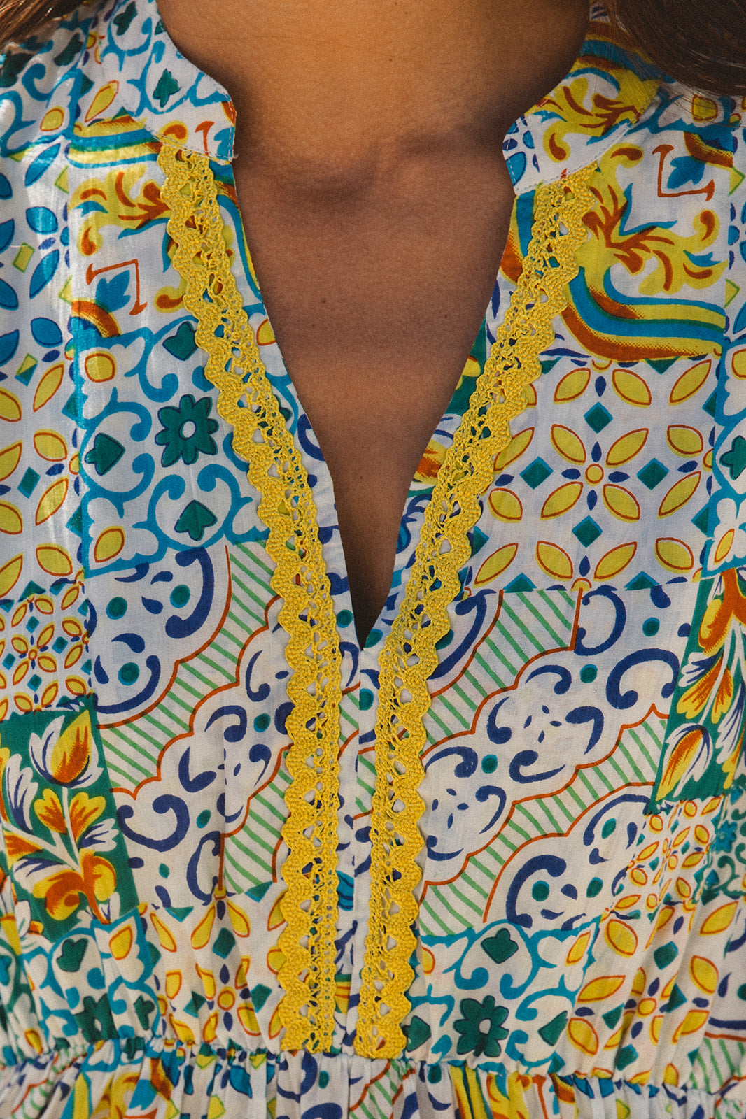 I AM PYLGRYM Kiama Dress - Amalfi Print - Magpie Style