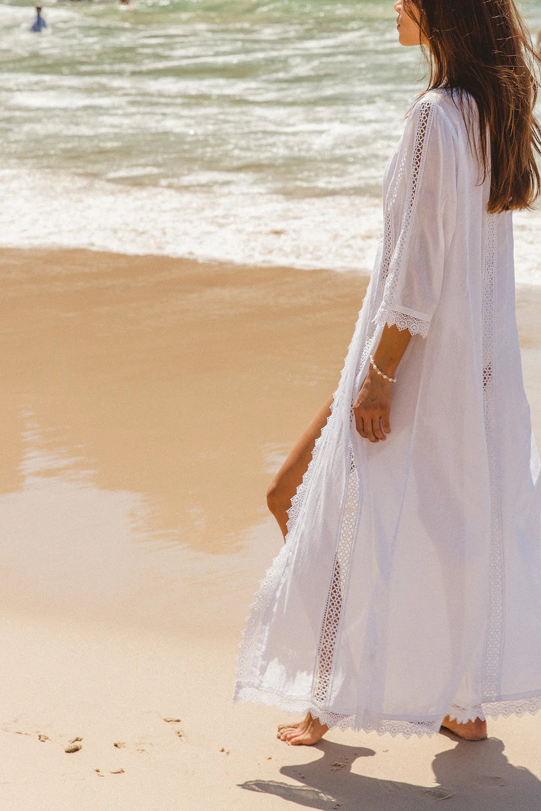 I AM PYLGRYM Eliza Robe - White - Magpie Style