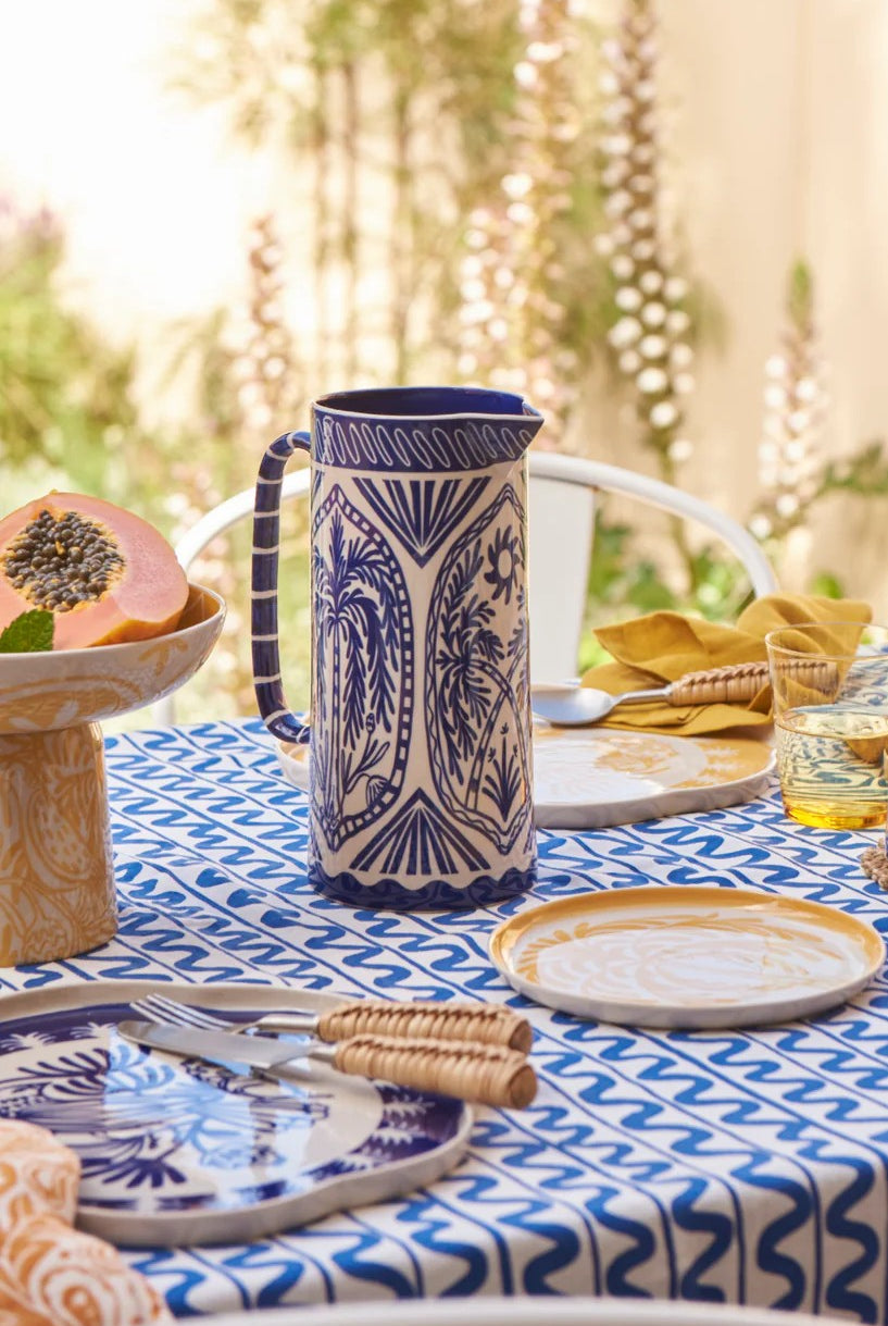 Del Soleil Jug - Blue - Magpie Style