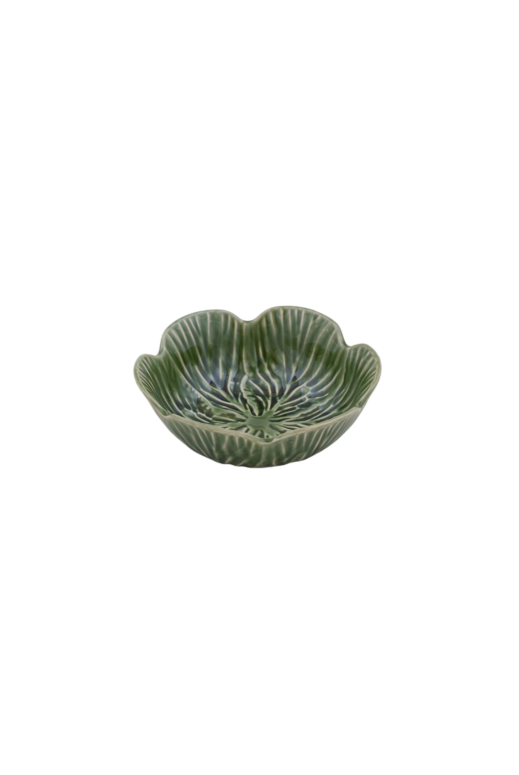 Medium Cabbage Ceramic Bowl - Green - Magpie Style