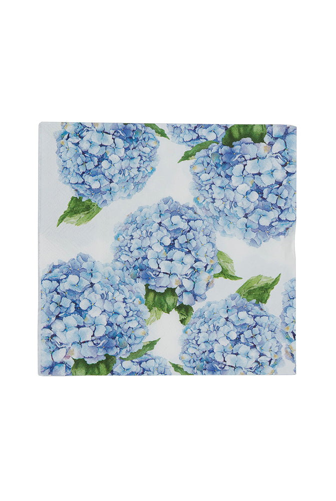 Hydrangea 3 Ply Napkins 20pk - Blue - Magpie Style