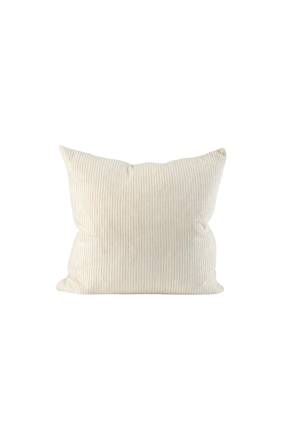 EADIE Marina Cushion - Off White/Silver Grey Stripe - Magpie Style