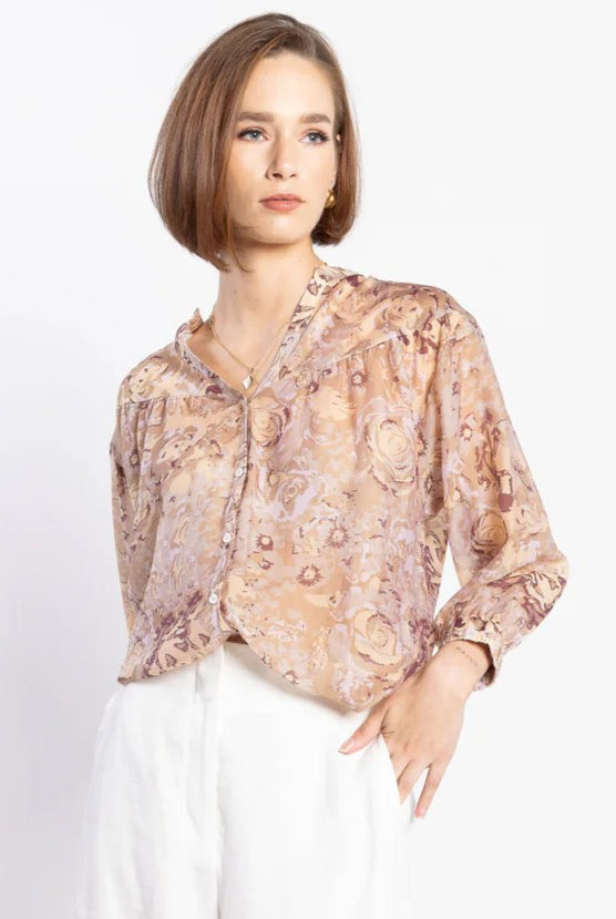 LOUGHLIN Bloom Blouse - Gold Rose - Magpie Style