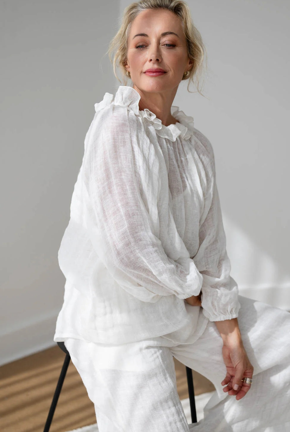 EADIE Lulu Reversible Top - Off White - Magpie Style