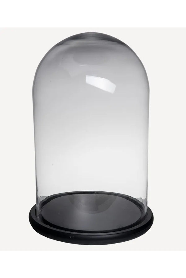 Tall Wide Dome Black Base - Magpie Style