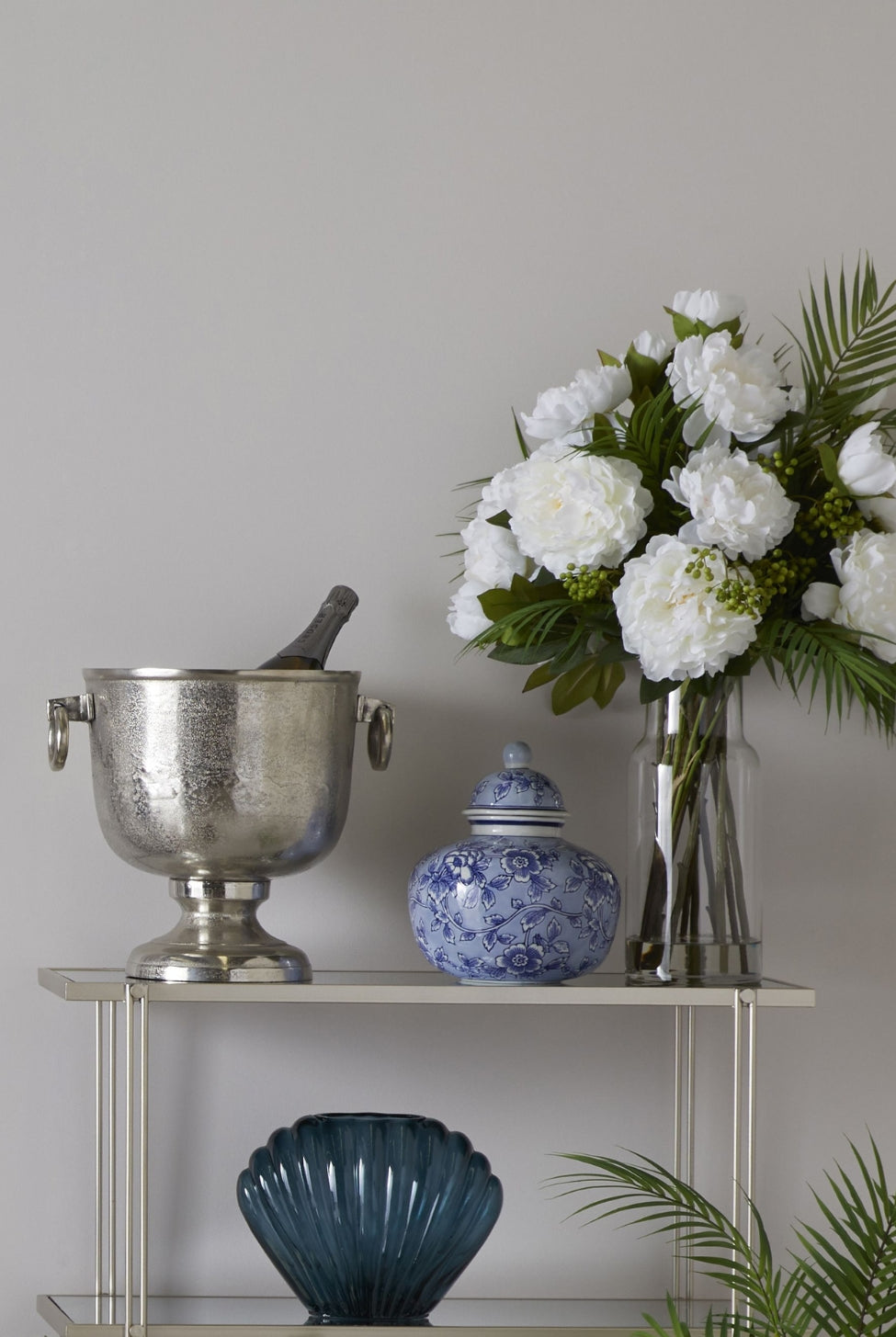 Trophy Nickel Champagne Cooler - Magpie Style