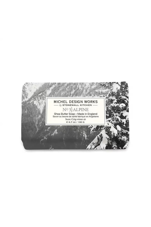 MICHEL DESIGN WORKS Alpine Medium Wrapped Soap Bar - Magpie Style
