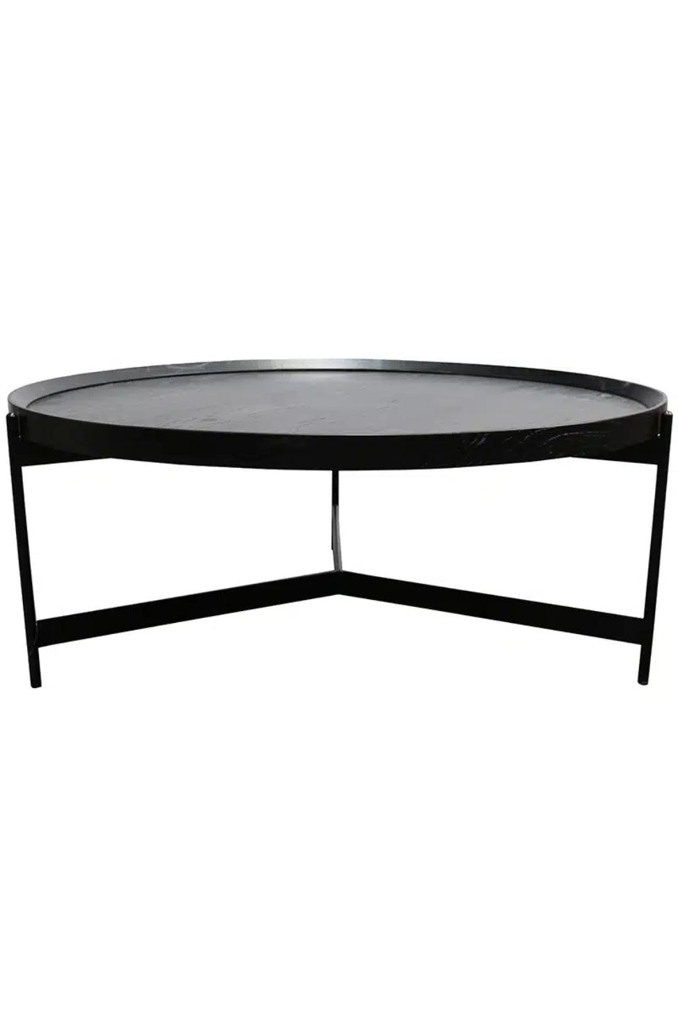 Arc Round Coffee Table - Black - Magpie Style