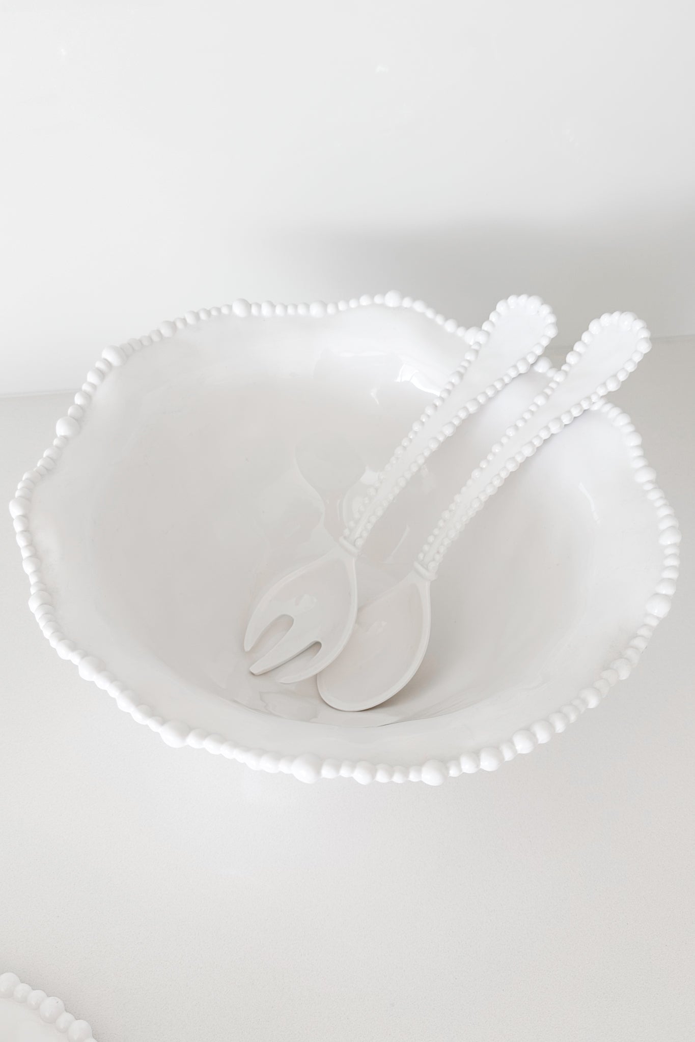 Funky Pearl Melamine Salad Servers - Magpie Style