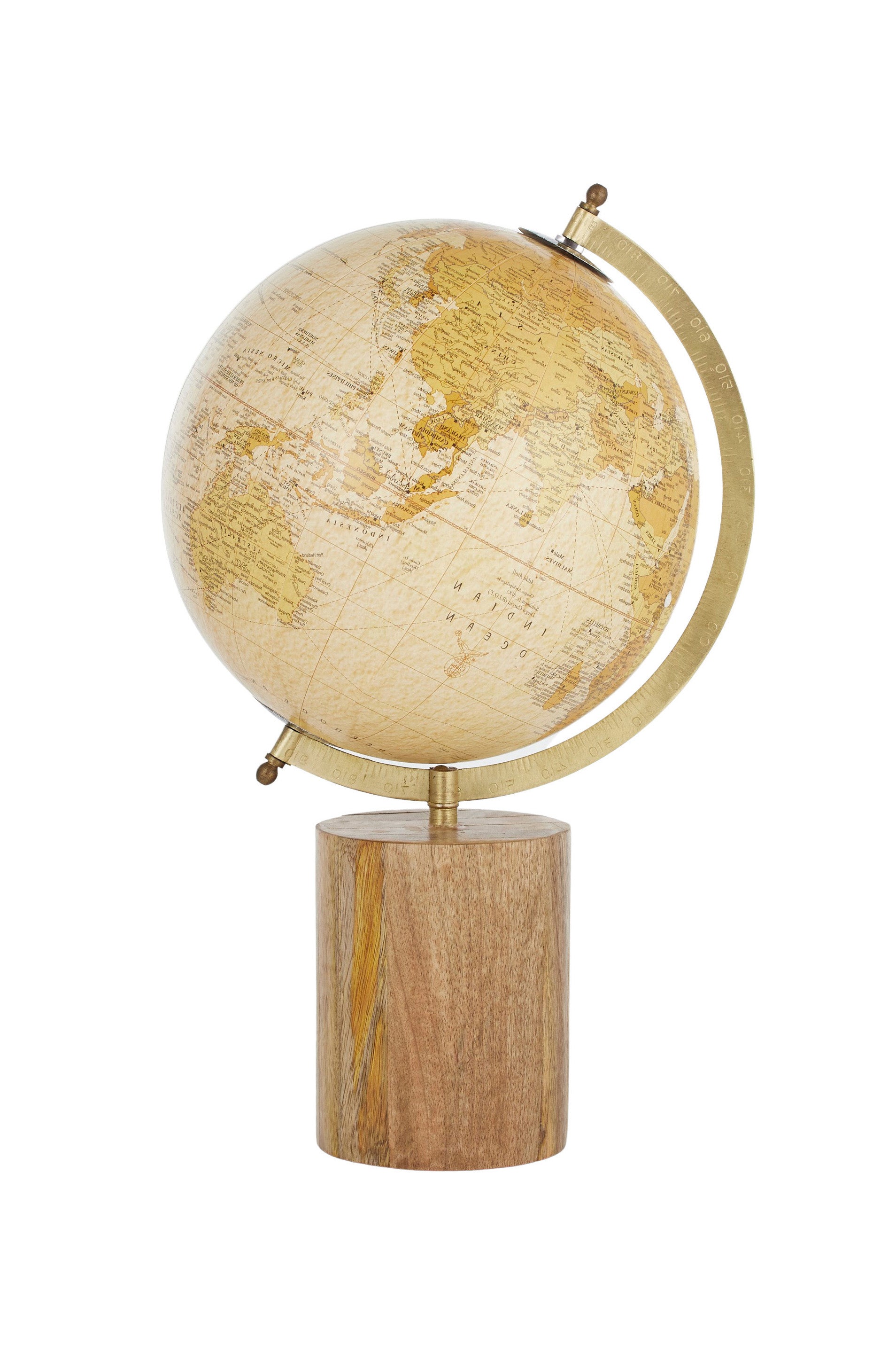 Columbus World Globe on Stand - Magpie Style