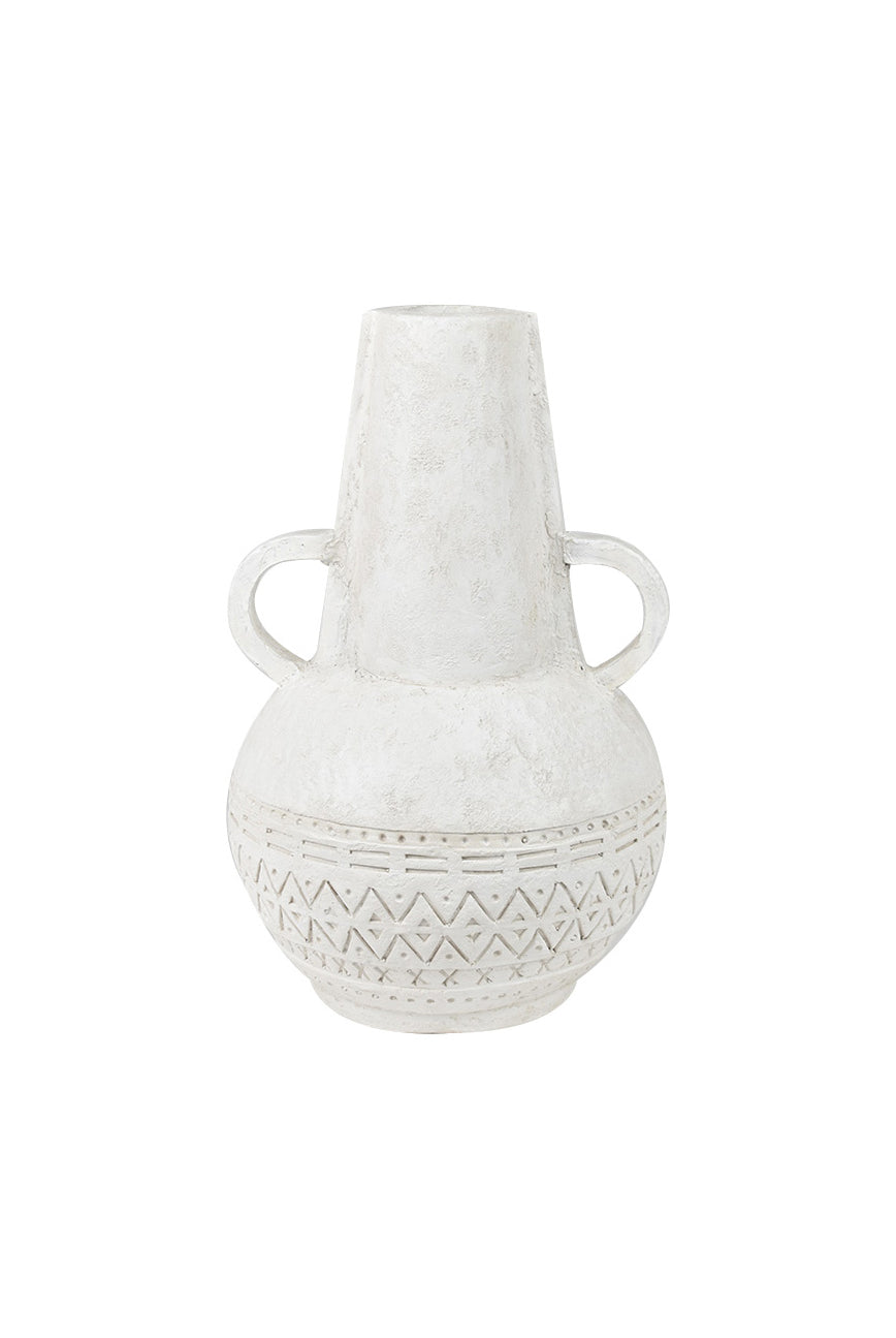 Tulum Vase - White Wash - Magpie Style