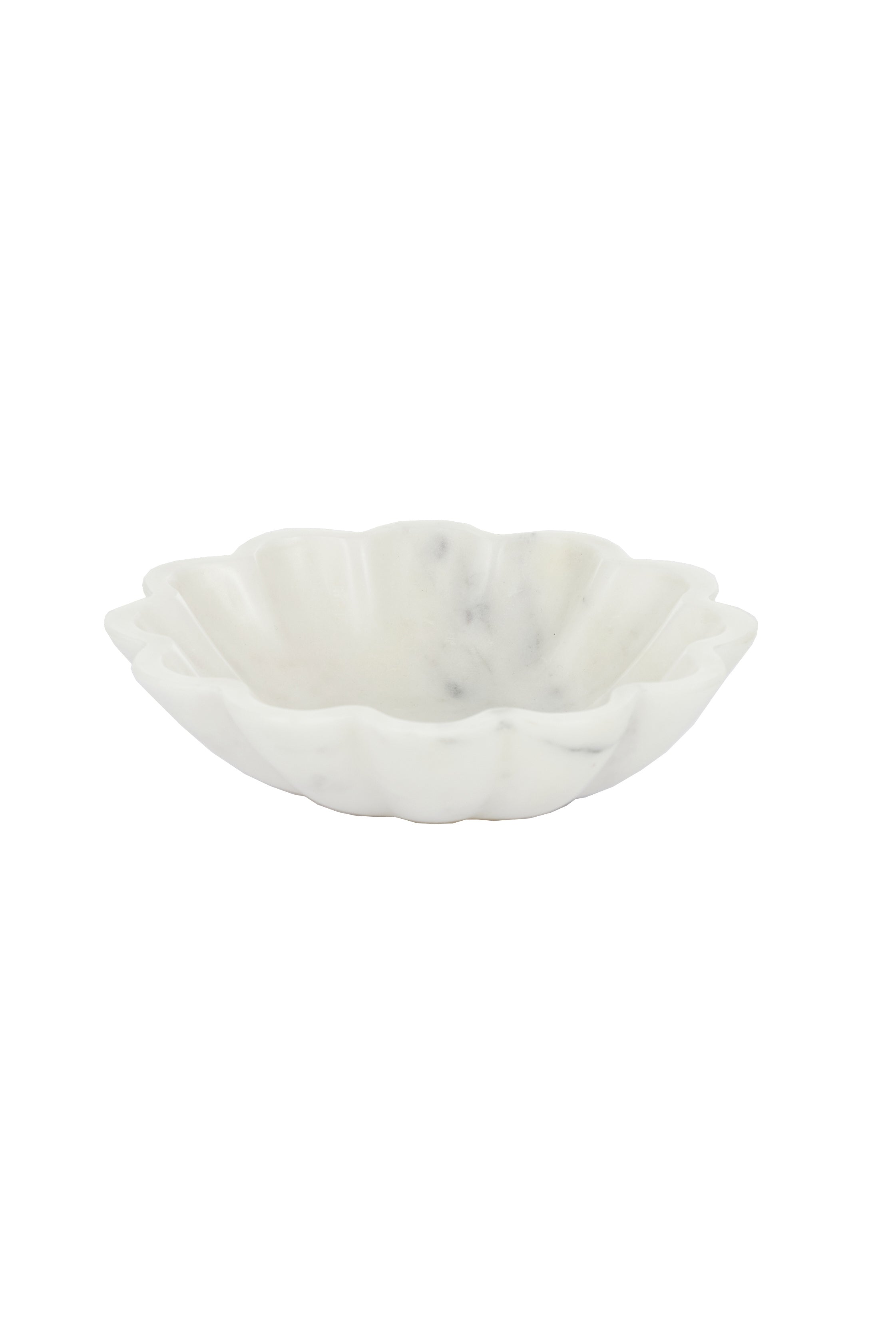Flora Sculpted Marble Bowl - Sml - Magpie Style