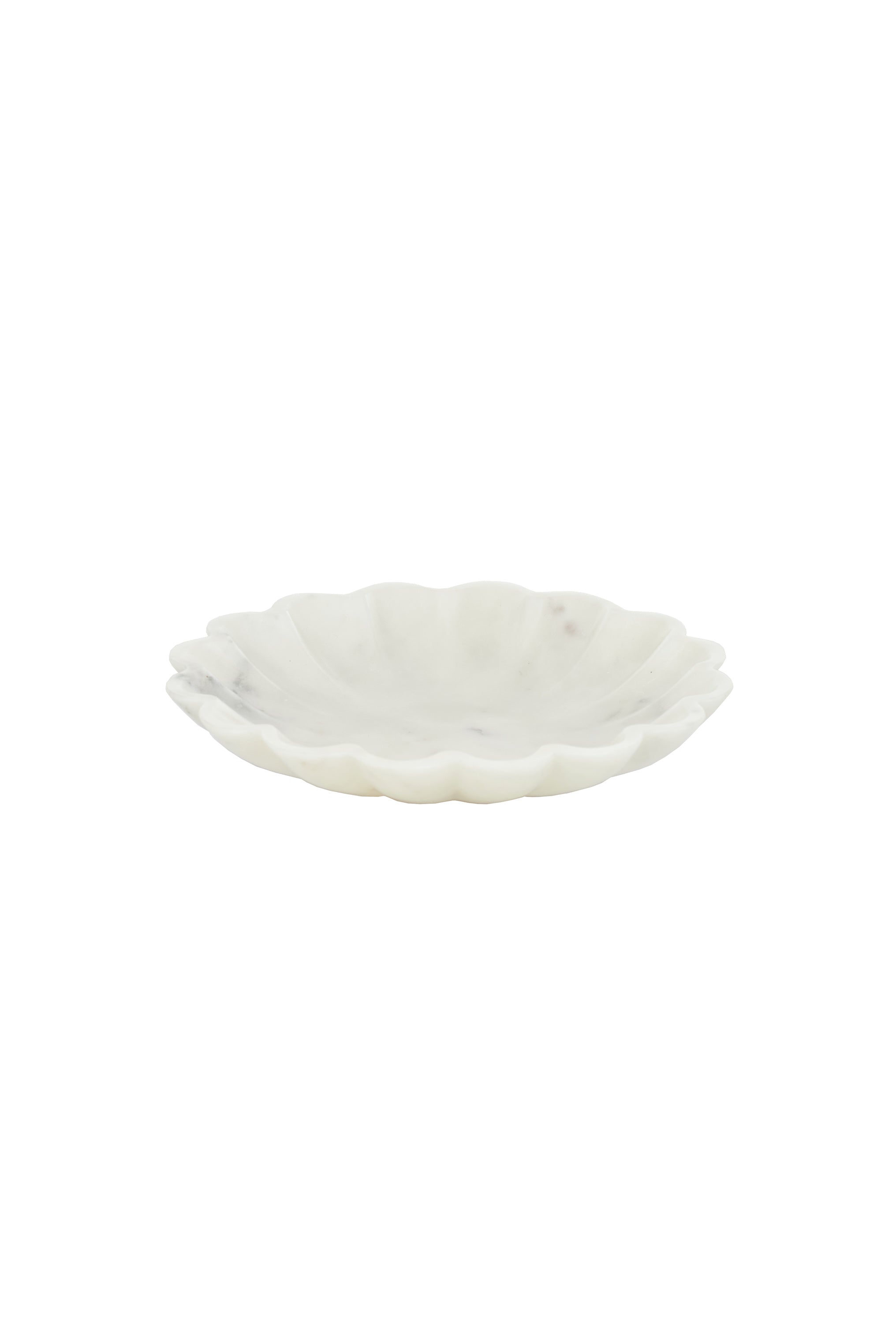 Flora Sculpted Marble Bowl - Lge - Magpie Style