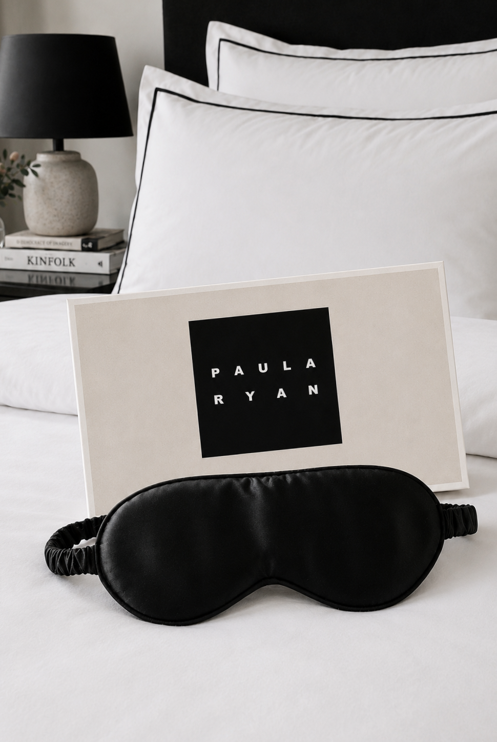 PAULA RYAN - Silk Sensations Eye Mask - Black - Paula Ryan