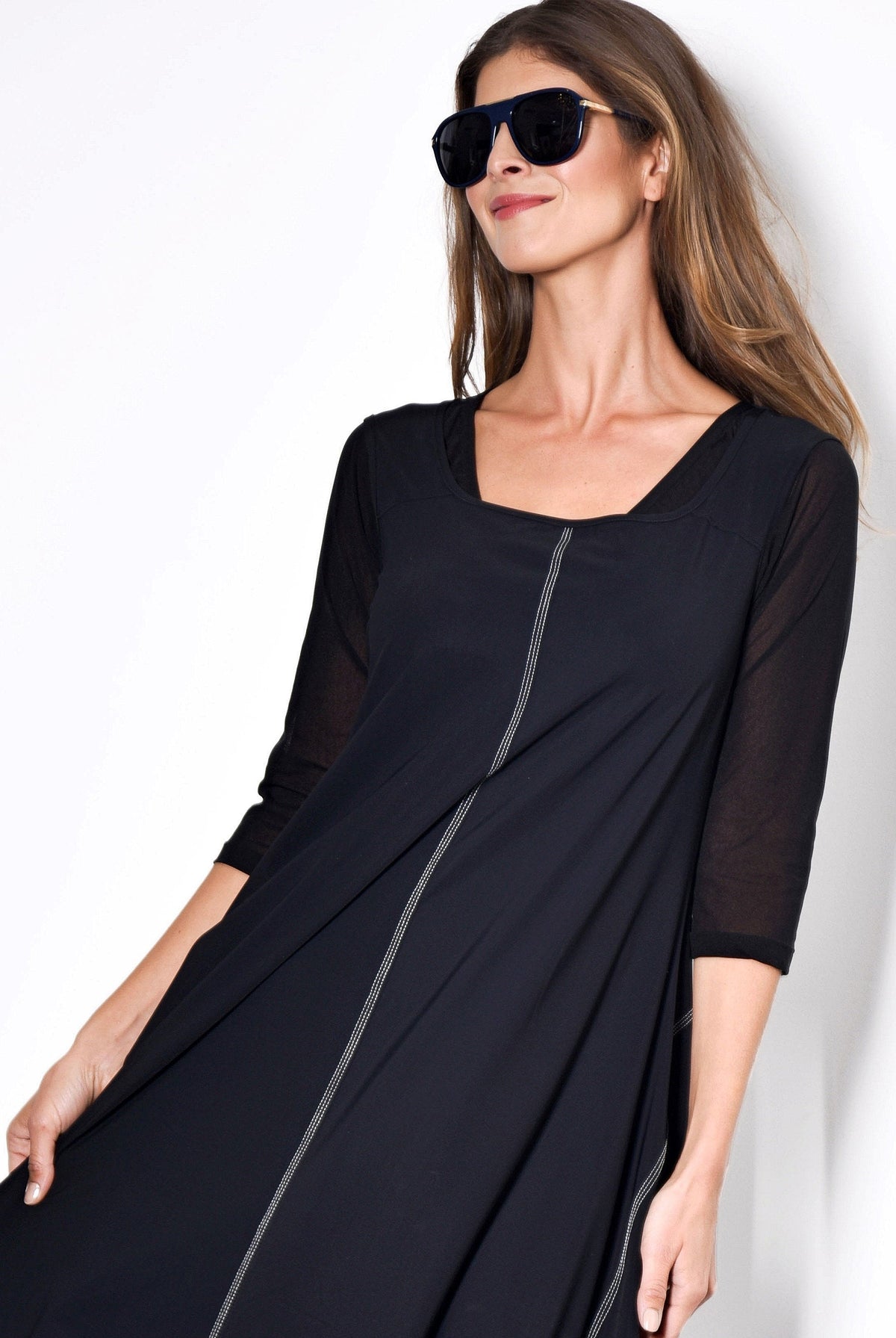 PAULA RYAN Mesh Layering Sleeve - Paula Ryan