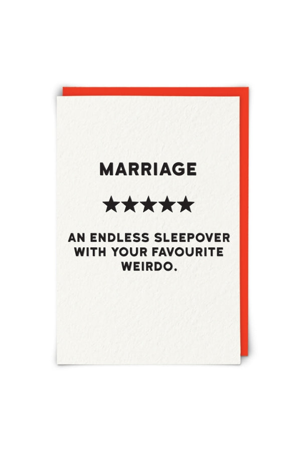 Marriage Card - Magpie Style