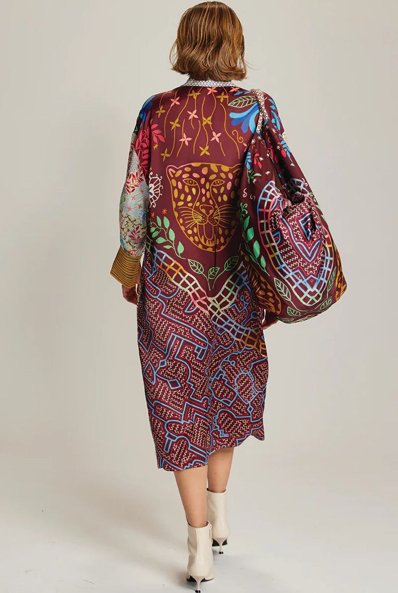 ME369 Athena Shipibo Collar Dress - Magpie Style