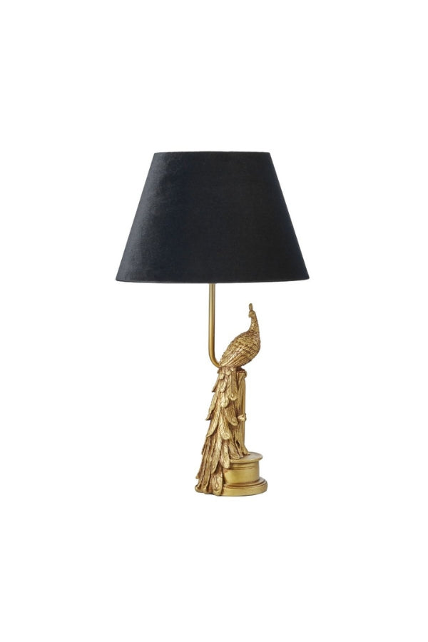 Peacock Table Lamp - Magpie Style