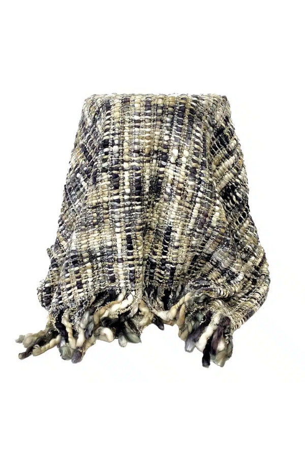 Multi Weave Throw - Magpie Style