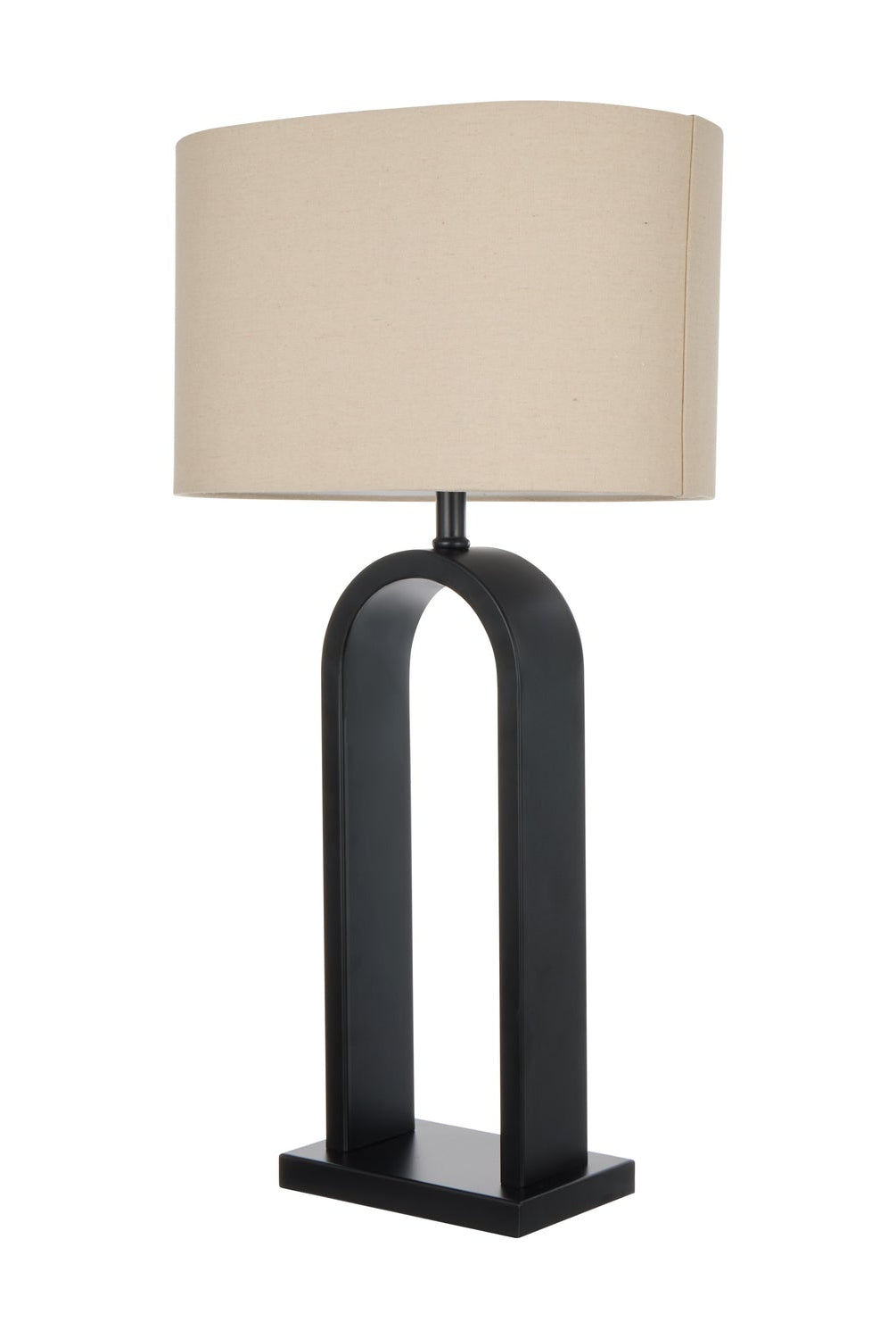 Reed Table Lamp - Taupe & Black - detail or styling view 2