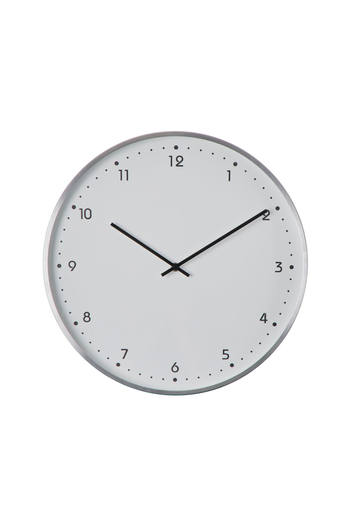 Helsinki Wall Clock - Silver - full product view