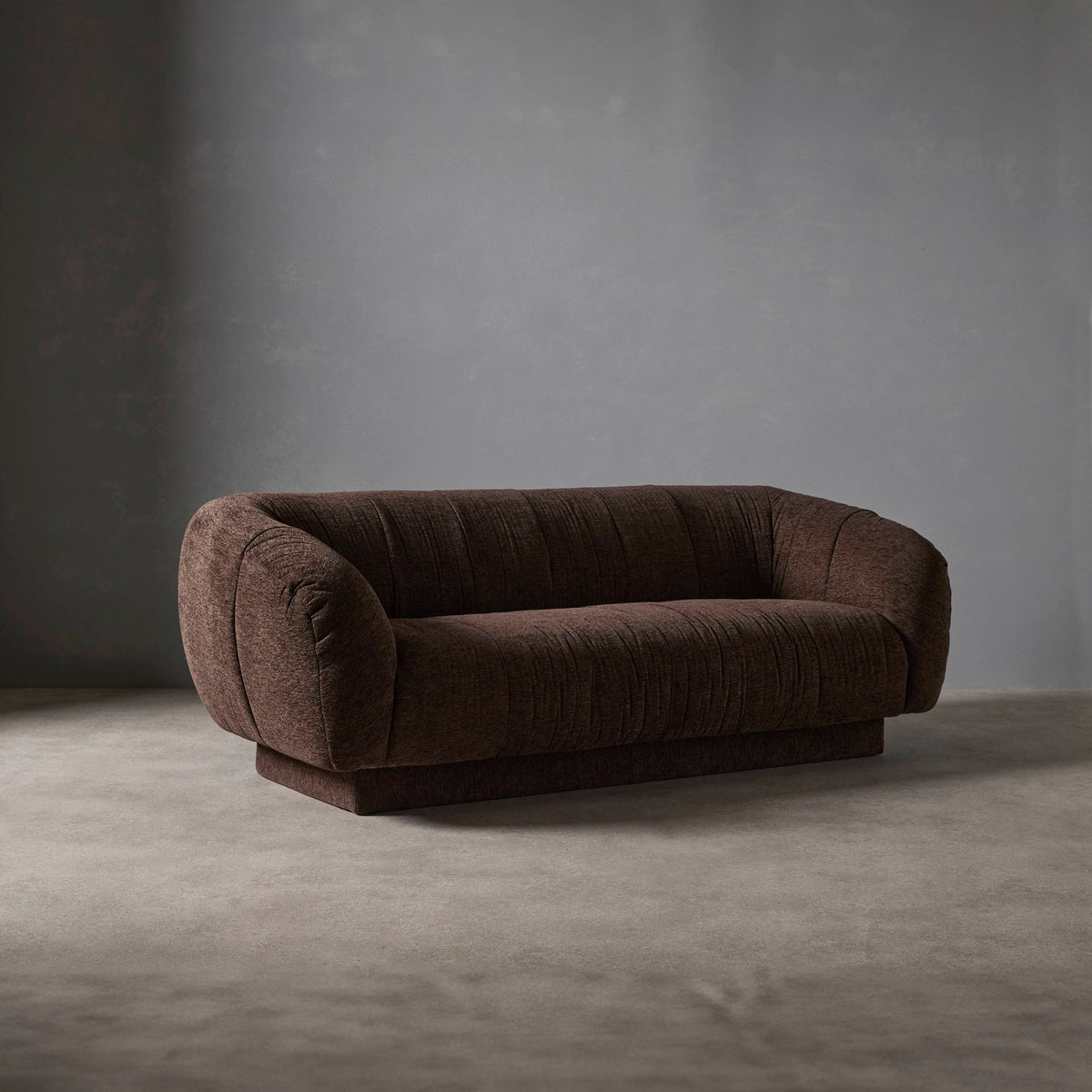 Nolan Three-Seater Sofa - Brown - detail or styling view 4