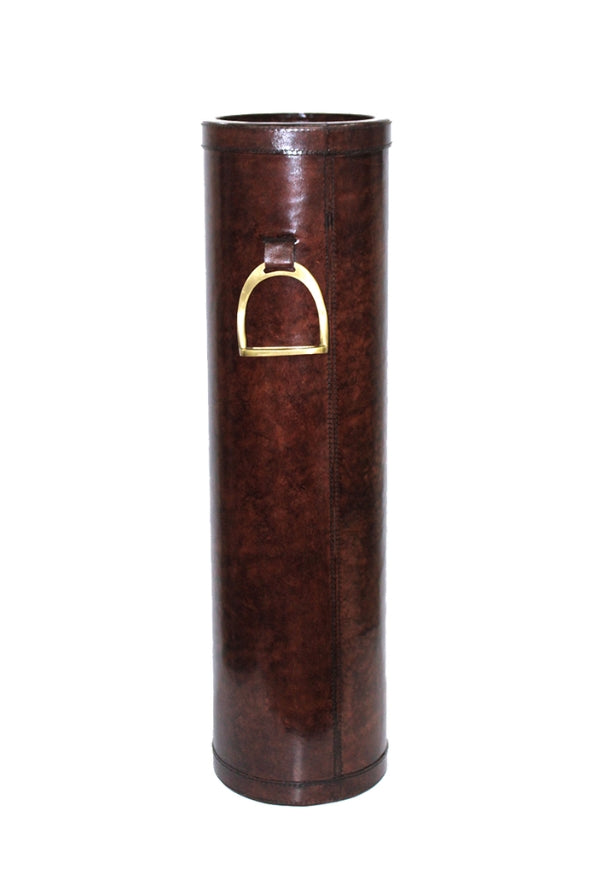 Leather Umbrella Holder Dark - Magpie Style