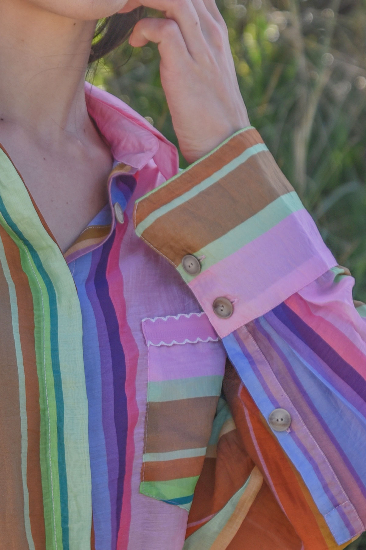 COOPER Look Ahead Shirt - Candy Stripe – additional product view