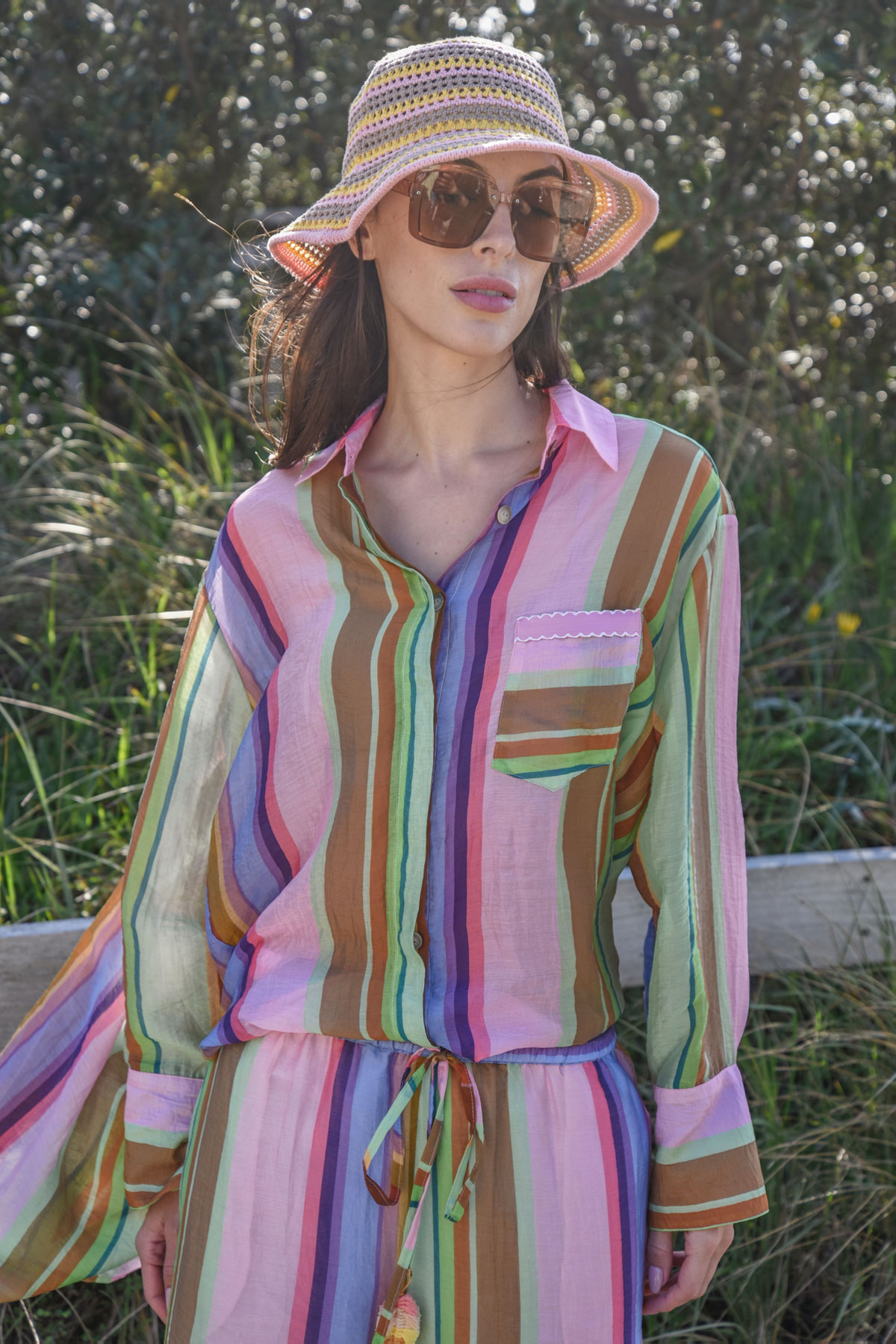 COOPER Look Ahead Shirt - Candy Stripe – additional product view